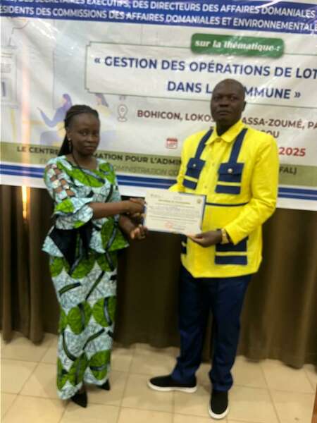 Maires , PCADE, SE et DADE des mairies des départements du  formés sur la "Gestion du Lotissement dans la Commune" Vague 1