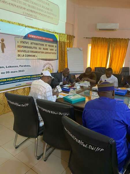 Album Photos de la Formation des Maires session de mars 2023 sur le site de Bohicon