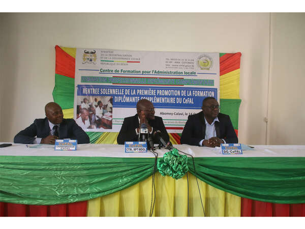 Rentrée solennelle au CeFAL ce 14 octobre 2025 : Le Gouvernement renforce son engagement pour une gouvernance locale performante