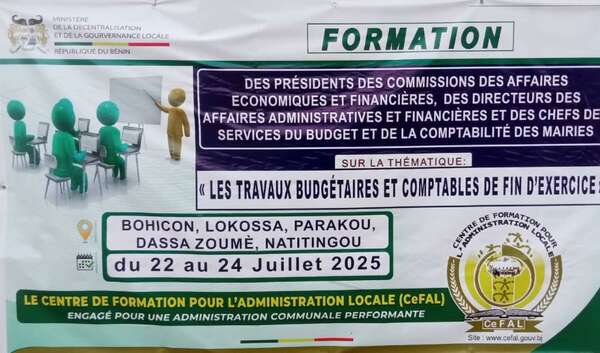Les PCAEF, DAAF et CSBC des maires formés sur " LES TRAVAUX BUDGÉTAIRES ET COMPTABLES DE FIN D'EXERCICE"